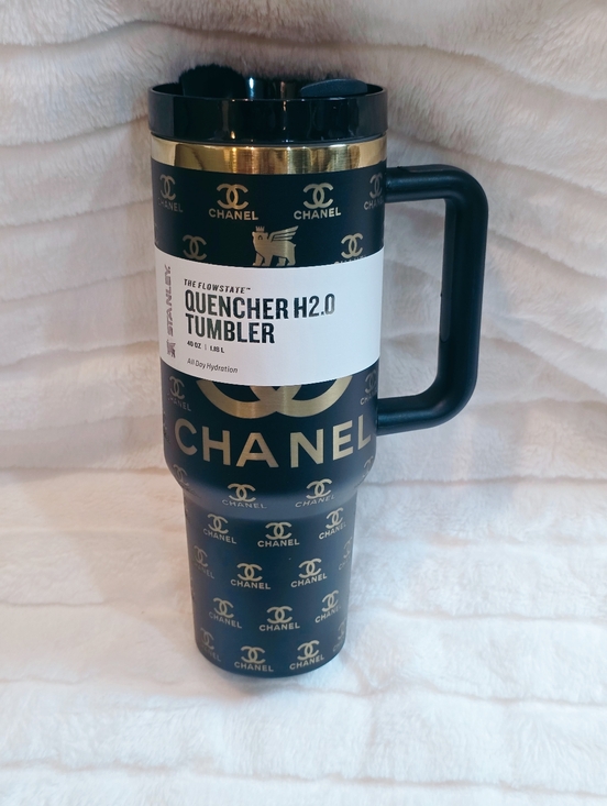 Stanley Other - Black N Gold Stanley Quencher H2.0 Tumbler